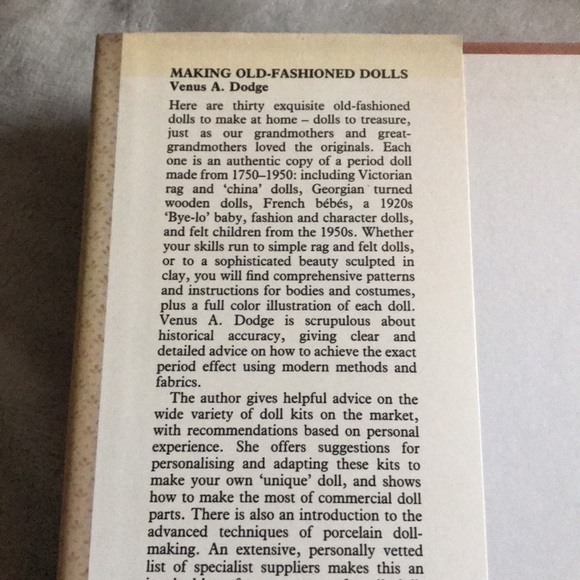 Vintage Making Old-Fashioned Dolls by: Venus Dodge - Picture 4 of 12